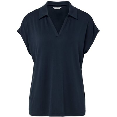 Tchibo - Blusenshirt mit Kragen - Damen - Gr. M - dunkelblau Tchibo - Blusenshirt mit Kragen - Damen - Gr. M - dunkelblau