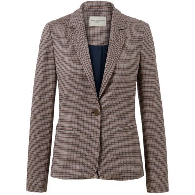 Tchibo - Karierter Sweatblazer - Damen - Gr. 44 - weiß/kariert Tchibo - Karierter Sweatblazer - Damen - Gr. 44 - weiß/kariert