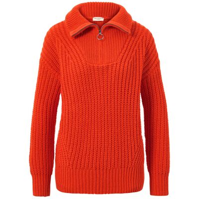 Tchibo - Grobstrick-Troyer - Damen - Gr. M - orange Tchibo - Grobstrick-Troyer - Damen - Gr. M - orange