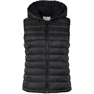 Tchibo - Steppweste mit Kapuze - Damen - Gr. 36 - schwarz Tchibo - Steppweste mit Kapuze - Damen - Gr. 36 - schwarz