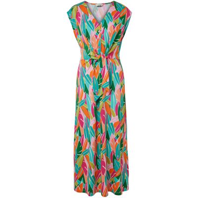 Tchibo - Jerseykleid mit Knoten - Damen - Gr. S - mehrfarbig/geblümt Tchibo - Jerseykleid mit Knoten - Damen - Gr. S - mehrfarbig/geblümt