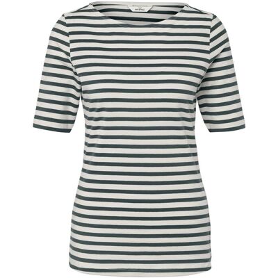 Tchibo - Halbarmshirt - Damen - Gr. M - weiss/gestreift Tchibo - Halbarmshirt - Damen - Gr. M - weiss/gestreift