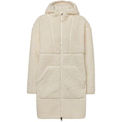Tchibo - Teddyfleece Mantel - Damen - Gr. L - creme Tchibo - Teddyfleece Mantel - Damen - Gr. L - creme