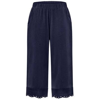 Tchibo - Culotte mit Stickerei - Damen - Gr. S - dunkelblau Tchibo - Culotte mit Stickerei - Damen - Gr. S - dunkelblau