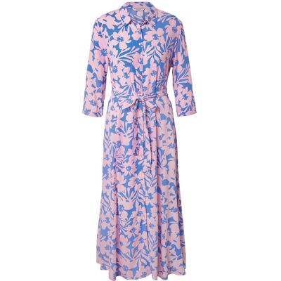 Tchibo - Bedrucktes Hemdblusenkleid - Damen - Gr. 42 - hellblau/geblümt Tchibo - Bedrucktes Hemdblusenkleid - Damen - Gr. 42 - hellblau/geblümt