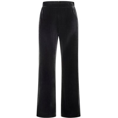 Tchibo - Samt-Palazzohose - Damen - Gr. S - schwarz Tchibo - Samt-Palazzohose - Damen - Gr. S - schwarz