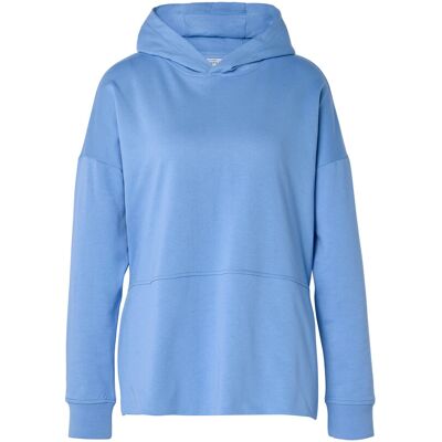 Tchibo - Langes Kapuzensweatshirt - Damen - Gr. S - blau Tchibo - Langes Kapuzensweatshirt - Damen - Gr. S - blau