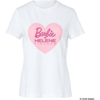 Tchibo - Barbie loves Helene Fischer T-Shirt - Damen - Gr. L - weiss/print Tchibo - Barbie loves Helene Fischer T-Shirt - Damen - Gr. L - weiss/print