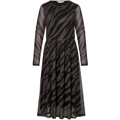 Tchibo - Bedrucktes Mesh-Kleid - Damen - Gr. XL - schwarz/print Tchibo - Bedrucktes Mesh-Kleid - Damen - Gr. XL - schwarz/print