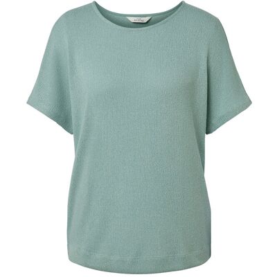 Tchibo - Strukturiertes Shirt - Damen - Gr. M - grün Tchibo - Strukturiertes Shirt - Damen - Gr. M - grün