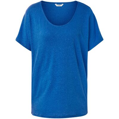 Tchibo - Shirt aus Leinenmix - Damen - Gr. M - blau Tchibo - Shirt aus Leinenmix - Damen - Gr. M - blau