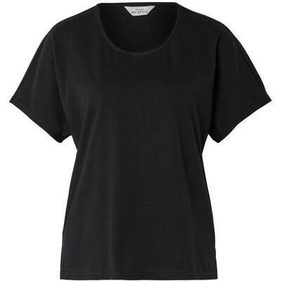 Tchibo - Shirt aus Leinenmix - Damen - Gr. S - schwarz Tchibo - Shirt aus Leinenmix - Damen - Gr. S - schwarz