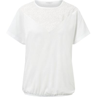 Tchibo - Blusenshirt mit Stickerei - Damen - Gr. XXL - weiss Tchibo - Blusenshirt mit Stickerei - Damen - Gr. XXL - weiss
