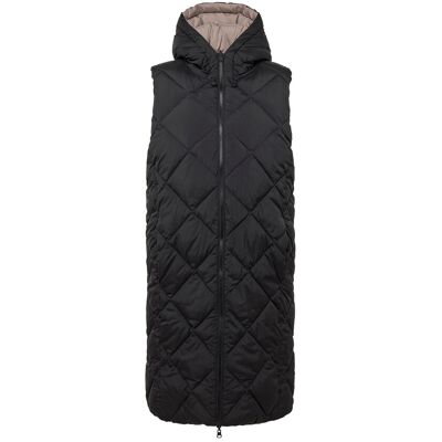 Tchibo - Lange wendbare Steppweste - Damen - Gr. 42 - schwarz Tchibo - Lange wendbare Steppweste - Damen - Gr. 42 - schwarz