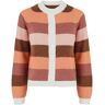 Tchibo - Cardigan mit Streifen - Orange/Gestreift - Gr.: M Polyester  M 40/42 female