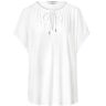 Tchibo - Blusenshirt mit Bindeband - Weiss - Gr.: M Baumwolle  M 40/42 female