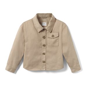 Tchibo - Kinder-Denimjacke - Beige -Kinder - 100% Baumwolle - Gr.: 146/152 Baumwolle  146/152 unisex