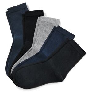 Tchibo - 5 Paar Kinder-Socken - Dunkelblau/Meliert -Kinder - Gr.: 39-42 Baumwolle 2x 39-42 unisex