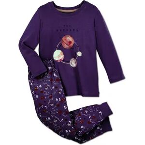 Tchibo - Glow-in-the-dark-Pyjama - Violett -Kinder - Gr.: 86/92 Baumwolle  86/92 unisex