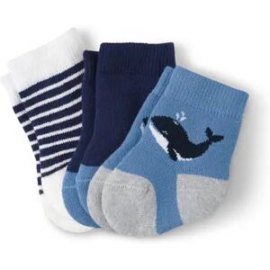 Tchibo - 3 Paar Babysocken - Dunkelblau/Gestreift -Baby - Gr.: 16-18 Baumwolle 1x 16-18 unisex