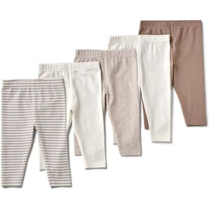 Tchibo - 5 Kinder-Leggings - Gr. 110/116 - hellbraun Tchibo - 5 Kinder-Leggings - Gr. 110/116 - hellbraun