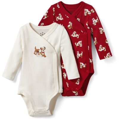 Tchibo - 2 Baby-Bodys - Baby - Gr. 62/68 - creme Tchibo - 2 Baby-Bodys - Baby - Gr. 62/68 - creme