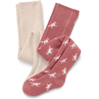 Tchibo - 2 Kinder-Thermostrumpfhosen - Baby - Gr. 62/68 - rosa Tchibo - 2 Kinder-Thermostrumpfhosen - Baby - Gr. 62/68 - rosa