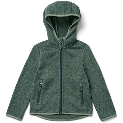 Tchibo - Kinder-Strickfleecejacke - Baby - Gr. 98/104 - dunkelgrün Tchibo - Kinder-Strickfleecejacke - Baby - Gr. 98/104 - dunkelgrün