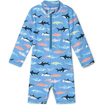 Tchibo - Baby-Einteiler mit UV-Schutzfaktor 50+ - Baby - Gr. 86/92 - blau/print Tchibo - Baby-Einteiler mit UV-Schutzfaktor 50+ - Baby - Gr. 86/92 - blau/print