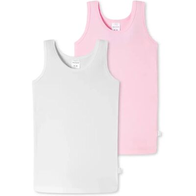 2 Schiesser Kinder-Unterhemden - Kinder - Gr. 92 - weiss 2 Schiesser Kinder-Unterhemden - Kinder - Gr. 92 - weiss