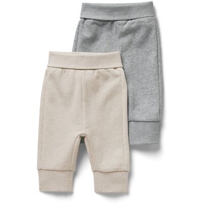 Tchibo - 2 Baby-Sweathosen mit angerauter Innenseite - Baby - Gr. 86/92 - beige Tchibo - 2 Baby-Sweathosen mit angerauter Innenseite - Baby - Gr. 86/92 - beige