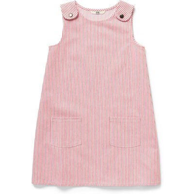 Tchibo - Kinder-Web-Latzkleid - Baby - Gr. 86/92 - weiss/gestreift Tchibo - Kinder-Web-Latzkleid - Baby - Gr. 86/92 - weiss/gestreift