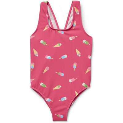 Tchibo - Kinder-Badeanzug - Jungen - Gr. 98/104 - pink/print Tchibo - Kinder-Badeanzug - Jungen - Gr. 98/104 - pink/print