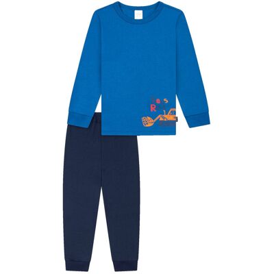 Schiesser Langer Kinder-Pyjama - Kinder - Gr. 116 - dunkelblau Schiesser Langer Kinder-Pyjama - Kinder - Gr. 116 - dunkelblau