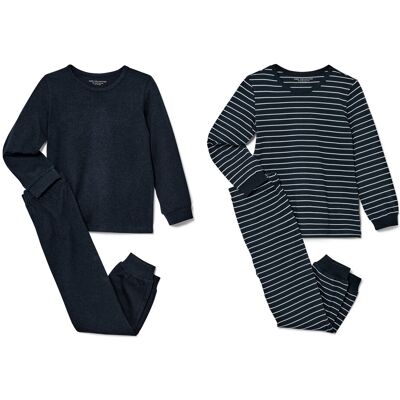 Tchibo - 2 Kinder-Pyjamas - Baby - Gr. 98/104 - dunkelblau Tchibo - 2 Kinder-Pyjamas - Baby - Gr. 98/104 - dunkelblau