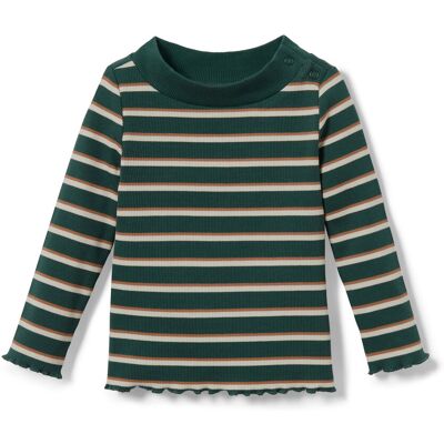 Tchibo - Rippshirt - Jungen - Gr. 110/116 - weiss/gestreift Tchibo - Rippshirt - Jungen - Gr. 110/116 - weiss/gestreift