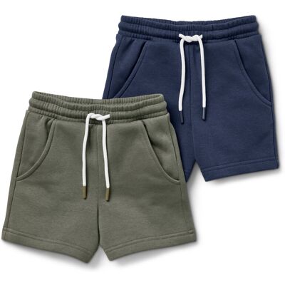 Tchibo - 2 Kinder-Sweatshorts - Baby - Gr. 98/104 Tchibo - 2 Kinder-Sweatshorts - Baby - Gr. 98/104
