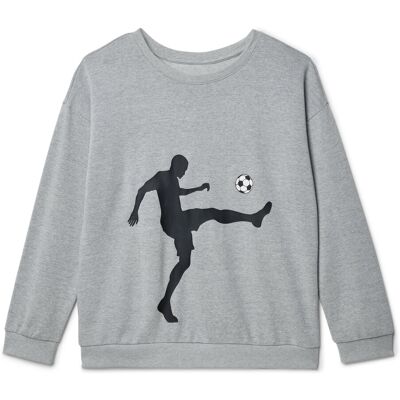 Tchibo - Kinder-Sweatshirt im Fussballdesign - Jungen - Gr. 122/128 - hellgrau Tchibo - Kinder-Sweatshirt im Fussballdesign - Jungen - Gr. 122/128 - hellgrau