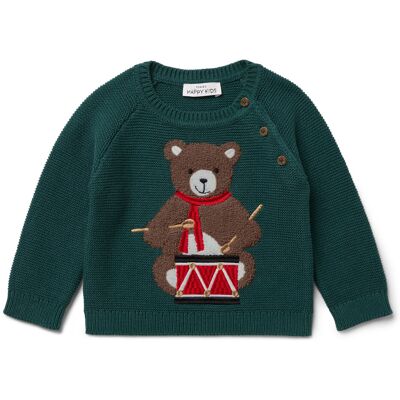 Tchibo - Kinder-Strickpullover - Baby - Gr. 74/80 - grün Tchibo - Kinder-Strickpullover - Baby - Gr. 74/80 - grün