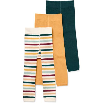 Tchibo - 3 Kinder-Strickleggings - Jungen - Gr. 110/116 - dunkelgrün Tchibo - 3 Kinder-Strickleggings - Jungen - Gr. 110/116 - dunkelgrün