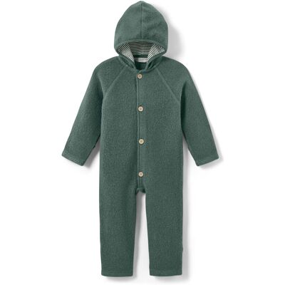 Tchibo - Baby-Walkoverall mit Merinowolle - Baby - Gr. 74/80 - dunkelgrün Tchibo - Baby-Walkoverall mit Merinowolle - Baby - Gr. 74/80 - dunkelgrün