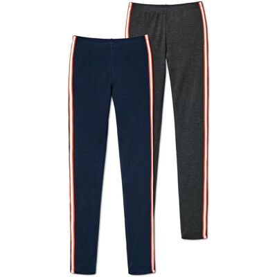 Tchibo - 2 Leggings - Jungen - Gr. 146/152 - dunkelblau Tchibo - 2 Leggings - Jungen - Gr. 146/152 - dunkelblau