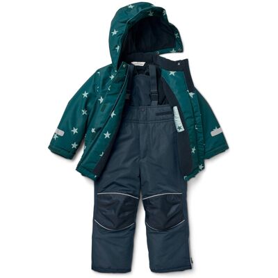 Tchibo - Kinder-Schnee-Kombi - Baby - Gr. 98/104 - dunkelblau/print Tchibo - Kinder-Schnee-Kombi - Baby - Gr. 98/104 - dunkelblau/print