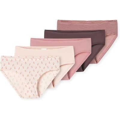 5 Schiesser Mädchen-Slips - Damen - Gr. 128 - rosa 5 Schiesser Mädchen-Slips - Damen - Gr. 128 - rosa