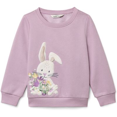 Tchibo - Sweatshirt mit angerauter Innenseite - Gr. 122/128 - lila Tchibo - Sweatshirt mit angerauter Innenseite - Gr. 122/128 - lila