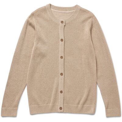 Tchibo - Kinder-Glitzerstrickjacke - Jungen - Gr. 158/164 - beige Tchibo - Kinder-Glitzerstrickjacke - Jungen - Gr. 158/164 - beige