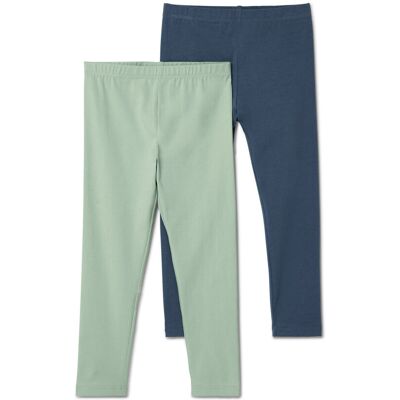 Tchibo - 2 Kinder-Leggings - Gr. 122/128 - dunkelblau Tchibo - 2 Kinder-Leggings - Gr. 122/128 - dunkelblau