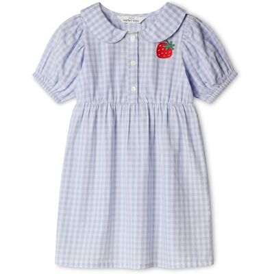 Tchibo - Kinder-Webkleid mit Bubi-Kragen - Jungen - Gr. 122/128 - hellblau/kariert Tchibo - Kinder-Webkleid mit Bubi-Kragen - Jungen - Gr. 122/128 - hellblau/kariert