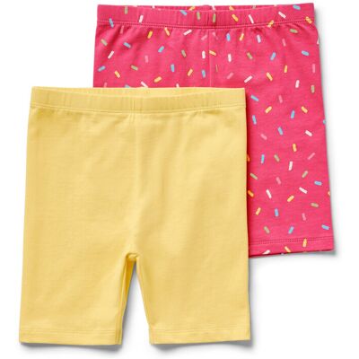 Tchibo - 2 Kinder-Radler-Leggings - Baby - Gr. 62/68 - gelb Tchibo - 2 Kinder-Radler-Leggings - Baby - Gr. 62/68 - gelb