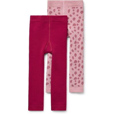 Tchibo - 2 Kinder-Frottee-Thermoleggings - Jungen - Gr. 110/116 - dunkelrosa/jacquard Tchibo - 2 Kinder-Frottee-Thermoleggings - Jungen - Gr. 110/116 - dunkelrosa/jacquard